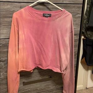 NWT lulus crop sweatshirt